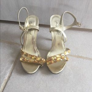 Gold heels
